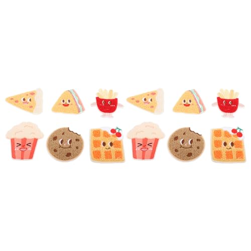 Resefinem 12PCS Food Iron auf Flecken für Kleidung DIY Schöne modische Abneiung auf gestickte Applikationen ideal für alle Arten von Hemden Jacken Schuhschuhe Taschen Decken und Resefinem 12PCS Food Iron auf Flecken für Kleidung DIY Schöne modische Abneiung auf gestickte Applikationen ideal für alle Arten von Hemden Jacken Schuhschuhe Taschen Decken und von Respicefinem