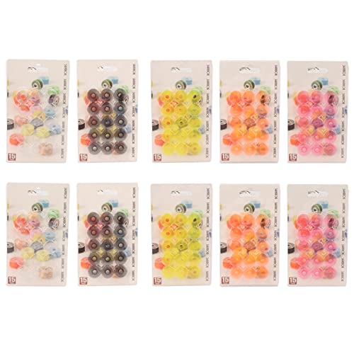 Resefinem 150 PCs farbenfrohe transparente dauerhafte Kunststoffnähte für Maschine und manuelle Arbeit ideal für den Haushaltsgebrauch in den meisten Szenarien von Respicefinem