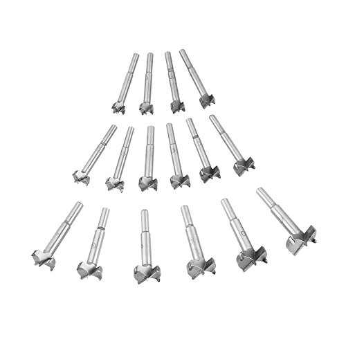 Resefinem 16PCs zementiertes Carbid -Forstner -Bohrer für Holzbearbeitung hochwertige Flachholz -Schneidwerkzeuge mit mehreren Größen ideal für verschiedene Resefinem 16PCs zementiertes Carbid -Forstner -Bohrer für Holzbearbeitung hochwertige Flachholz -Schneidwerkzeuge mit mehreren Größen ideal für verschiedene von Respicefinem