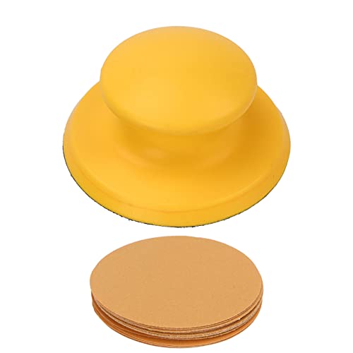Resefinem 16pcs Handschleifenblock rund geformtes Anti -Schlupf -Griff Schleifscheiben ideal für Holzbearbeitung für mehrere Materialien wie Holzgummi -Leder -Plastikstein und Resefinem 16pcs Handschleifenblock rund geformtes Anti -Schlupf -Griff Schleifscheiben ideal für Holzbearbeitung für mehrere Materialien wie Holzgummi -Leder -Plastikstein und von Respicefinem