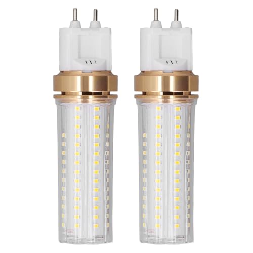 Resefinem 2 PCs 20W G12 LED -Mais -Glühbirne mit 2000 lm 360 -Grad -Beleuchtungswinkel und hohe Helligkeit ideal für Deckenstöberlampen Eigenheimdekorationen und andere (Warmes Licht) von Respicefinem