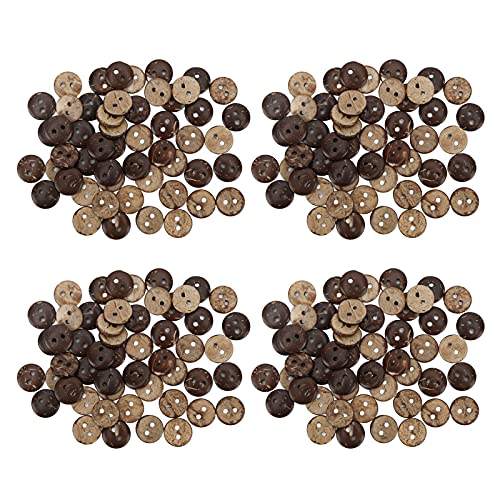 Resefinem 200 Stücke dicke Kokosschale Zwei Löcher braune Knöpfe praktisch und neuartig zum Nähen von Häkelschmuck, die Scrapbooking -Karten machen, die dekorative Stoff und Resefinem 200 Stücke dicke Kokosschale Zwei Löcher braune Knöpfe praktisch und neuartig zum Nähen von Häkelschmuck, die Scrapbooking -Karten machen, die dekorative Stoff und von Respicefinem