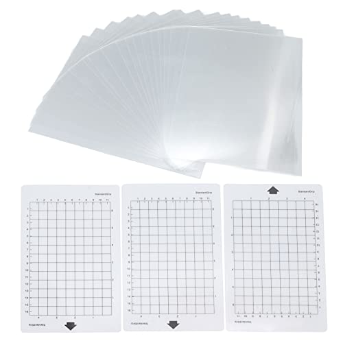 Resefinem 20pcs Schablonenblätter aus flexiblem Polyester mit 3pcs Rauheit Schneidematte Set ideal zum Druck von Handwerks- und Schneidmaschinen Resefinem 20pcs Schablonenblätter aus flexiblem Polyester mit 3pcs Rauheit Schneidematte Set ideal zum Druck von Handwerks- und Schneidmaschinen von Respicefinem