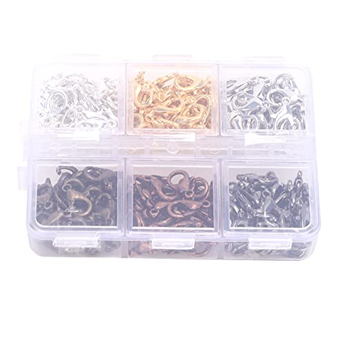 Resefinem 240pcs Hummerkrallenverschluss 6 Farben ideal für DIY -Halskette Schmuck Machen Zubehör Fastenerhaken Resefinem 240pcs Hummerkrallenverschluss 6 Farben ideal für DIY -Halskette Schmuck Machen Zubehör Fastenerhaken von Respicefinem