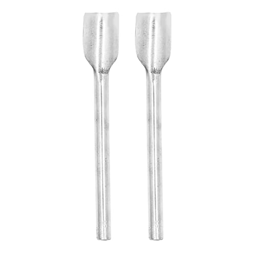 Resefinem 2PCS halb runde Lederschneider -Werkzeugset aus Werkzeugstahl ideal für Gürtelgurt Lederhandwerk mit 10 mm Größe und einfacher Betrieb (15mm) von Respicefinem