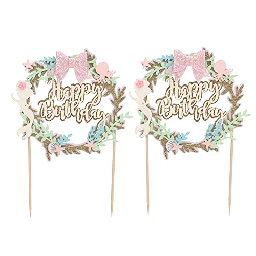 Resefinem 2pcs rosa Bogen funkelnde exquisite sichere, abbaubare Happy Birthday Cake Topper zum Dekorieren von Kuchen Cupcakes Eis und Desserts Resefinem 2pcs rosa Bogen funkelnde exquisite sichere, abbaubare Happy Birthday Cake Topper zum Dekorieren von Kuchen Cupcakes Eis und Desserts von Respicefinem