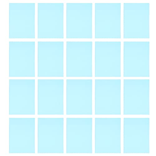 Resefinem 30 Löcher PP -Kunststoffblechschutz für die Präsentation durch translucent Peek und 20 PCs, die für Notebook -Bericht und mehr geeignet sind (Light Green) von Respicefinem