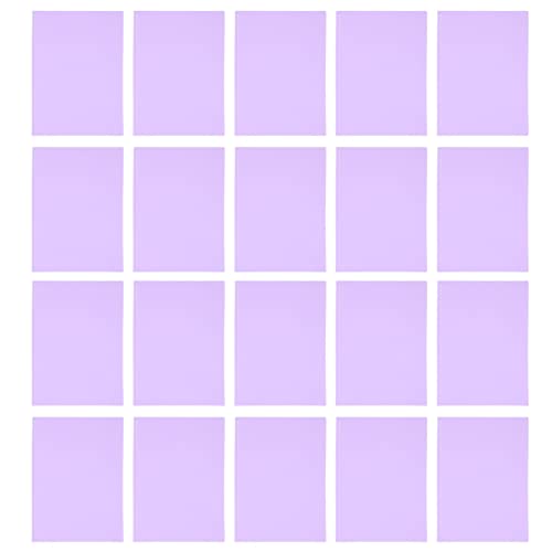 Resefinem 30 Löcher PP -Kunststoffblechschutz für die Präsentation durch translucent Peek und 20 PCs, die für Notebook -Bericht und mehr geeignet sind (Taro Purple) von Respicefinem
