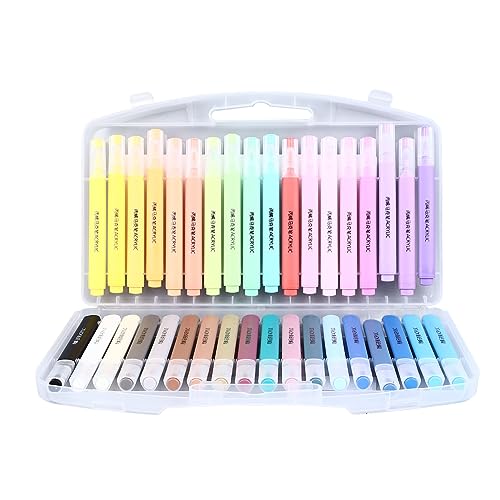 Resefinem 36 Farben Acrylfarbenmarkierungen Weiche Tipps Acrylfarben Stifte leicht zu reinigen und fadellos zum Zeichnen von Malerei ideal für Künstler und Hobbyisten Resefinem 36 Farben Acrylfarbenmarkierungen Weiche Tipps Acrylfarben Stifte leicht zu reinigen und fadellos zum Zeichnen von Malerei ideal für Künstler und Hobbyisten von Respicefinem