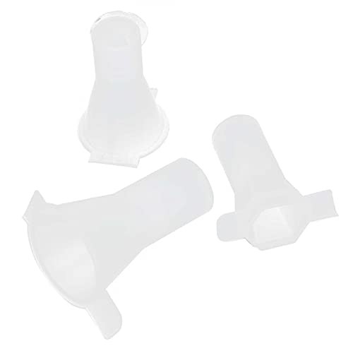 Resefinem 3pcs Kegel Silikonform transparentes Kristall -Epoxid ideal für DIY -Schmuck Handwerksringhalter Anhänger glatte Gummiband und Resefinem 3pcs Kegel Silikonform transparentes Kristall -Epoxid ideal für DIY -Schmuck Handwerksringhalter Anhänger glatte Gummiband und von Respicefinem