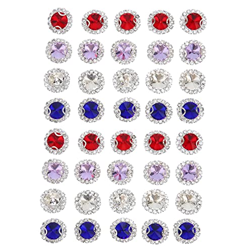 Resefinem 40pcs nähen auf Strasssteinen mit 4 Farben hohe Härte ideale DIY -Klauen -Strasssteine für Schmucktaschen Schuhe und verschiedene dekorative Zwecke Resefinem 40pcs nähen auf Strasssteinen mit 4 Farben hohe Härte ideale DIY -Klauen -Strasssteine für Schmucktaschen Schuhe und verschiedene dekorative Zwecke von Respicefinem