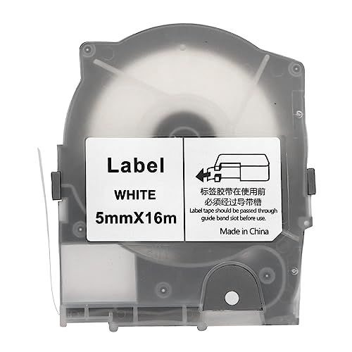 Resefinem 5 mm klarer Etikettenklebebandersatz für max LM 550A gelbem Verschleiß widerstandsfrei nicht einfach zu verblassen mit Kratzwiderstand hoher und niedriger (Weiß) von Respicefinem