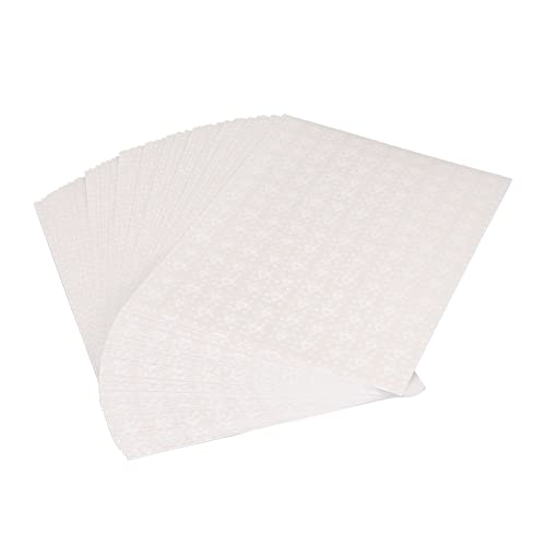 Resefinem 50 Stcs Holographische Kaltlaminatblech A4 DIY Schneiden Bopp -Material 30x21.4 cm klare dekorative holographische Blätter für Abzeichen (Liebesfilm) von Respicefinem