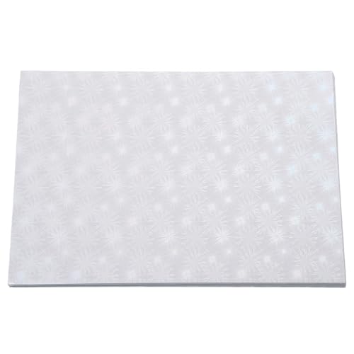 Resefinem 50pcs A4 Holographische Laminatblätter mit leuchtenden Farben und glitzernden Effekten ideal für Fotopapierbild- und Feuerwerksprojekte (Fireworks Style) von Respicefinem