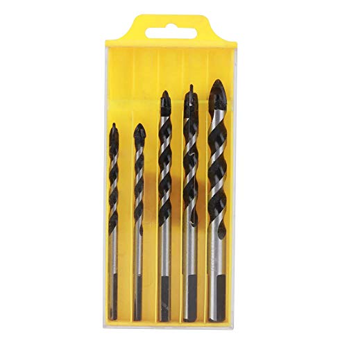 Resefinem 5pcs Mittelbohrmaschine Keramikfliesenbohrer Bit DIY Wandlochbohrwerkzeug mit 6 mm 6 mm 8 mm 10 mm 12 mm Bitgrößen ideal für Glas Kunststoffholz und andere Materialien Resefinem 5pcs Mittelbohrmaschine Keramikfliesenbohrer Bit DIY Wandlochbohrwerkzeug mit 6 mm 6 mm 8 mm 10 mm 12 mm Bitgrößen ideal für Glas Kunststoffholz und andere Materialien von Respicefinem