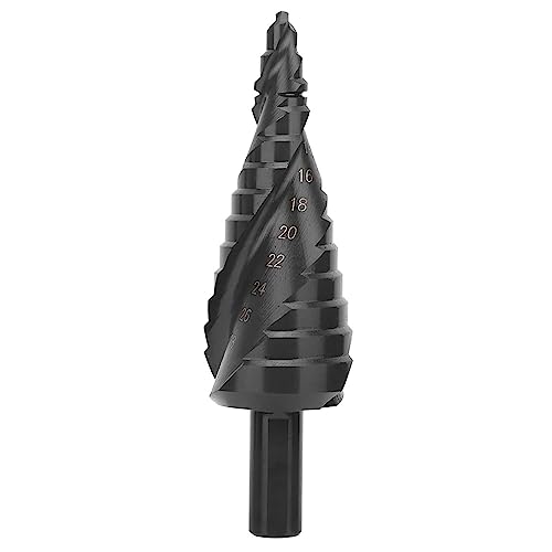 Resefinem 6 30 mm Kegelstiefbohrer aus Nitring Hochgeschwindigkeitstahl ideal für Metallblech -Bohrungen und Lochschneiden von Respicefinem