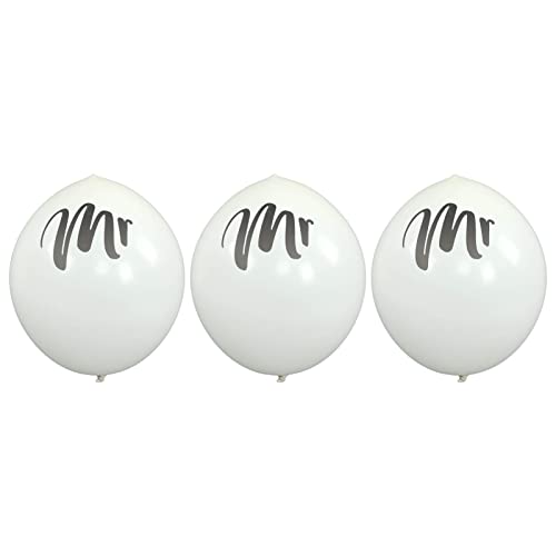 Resefinem 6 PCs 36in Riese White Latexballons mit Herrn Mrs Letters, die ideal für Hochzeitsfeier -Dekorationsrequisiten in Geburtstagsfeiern Brautduschen und andere formelle Resefinem 6 PCs 36in Riese White Latexballons mit Herrn Mrs Letters, die ideal für Hochzeitsfeier -Dekorationsrequisiten in Geburtstagsfeiern Brautduschen und andere formelle von Respicefinem