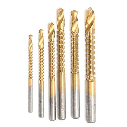 Resefinem 6pcs in Sägezahnhandwerksbohrbohrer Bit -Bohrloch -Werkzeug mit X -förmiger Öffnungsstufe Hochfestigkeit Hochfestigkeit Stahl mit mehreren Plattenbrettplatten Resefinem 6pcs in Sägezahnhandwerksbohrbohrer Bit -Bohrloch -Werkzeug mit X -förmiger Öffnungsstufe Hochfestigkeit Hochfestigkeit Stahl mit mehreren Plattenbrettplatten von Respicefinem