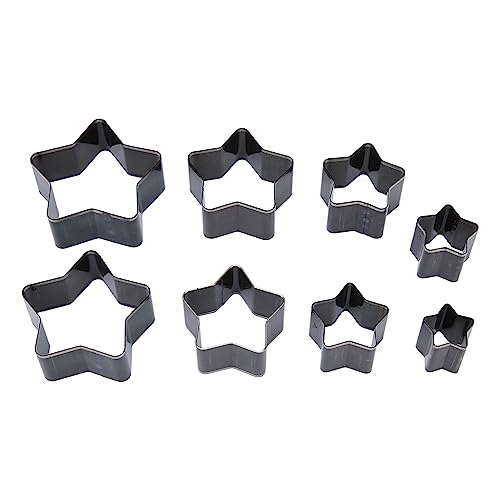 Resefinem 8 Stcs Leder Punch Form Pentagramm hoher Kohlenstoffstahl hohl Stanze Leder -Stanzwerkzeug für DIY von Respicefinem