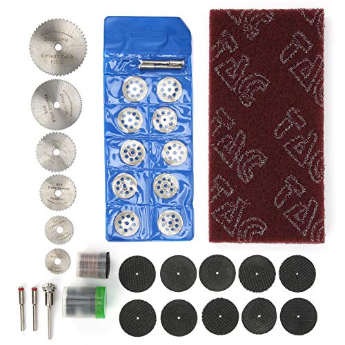 Resefinem 88pcs Elektrisches Schleiferzubehör -Kit mit 8 Lochsägen -Schleifpapier und Schleifwerkzeugen für die meisten elektrischen Schimmelpilzschleife Drehwerkzeuge und Resefinem 88pcs Elektrisches Schleiferzubehör -Kit mit 8 Lochsägen -Schleifpapier und Schleifwerkzeugen für die meisten elektrischen Schimmelpilzschleife Drehwerkzeuge und von Respicefinem