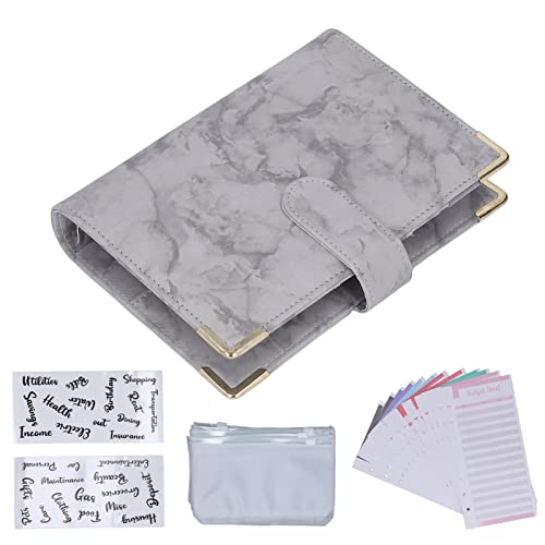 Resefinem A6 PU Leder 6 Löcher Budget Binder mit 8 Reißverschlussbeutel 12 Budgetblätter 2 Aufkleber Austauschbarer Kerngeldbudget Binder Premium PU -Lederabdeckung für Resefinem A6 PU Leder 6 Löcher Budget Binder mit 8 Reißverschlussbeutel 12 Budgetblätter 2 Aufkleber Austauschbarer Kerngeldbudget Binder Premium PU -Lederabdeckung für von Respicefinem