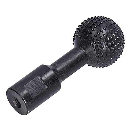 Resefinem Ball Schleifkopf sphärische File Metallkugel Sphere -Bohrbohrer Bitfräsen für Winkelmühle 10 mm ideal für Holzbearbeitung und nicht metallische Materialverarbeitung (14mm) von Respicefinem
