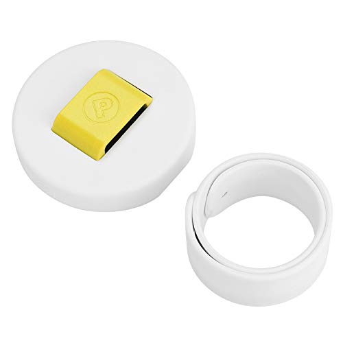 Resefinem Blue Magnet Pin Kissennähung Speicher Handgelenk Clip Schraube Stricken Magnetnadelbox Wearable auf Handgelenk einfach zu verwenden und speichern ideal zum Nähen (Gelb) von Respicefinem