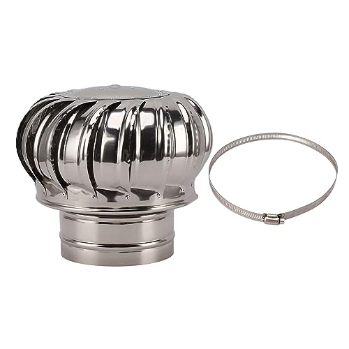 Resefinem Chimney Rotating Ventilator Premium Edelstahlmaterial gewährleistet die Haltbarkeit und Zuverlässigkeit für die optimierte Entlüftungsleistung für den Heim und für die (Thickened 150 Type) Resefinem Chimney Rotating Ventilator Premium Edelstahlmaterial gewährleistet die Haltbarkeit und Zuverlässigkeit für die optimierte Entlüftungsleistung für den Heim und für die (Thickened 150 Type) von Respicefinem