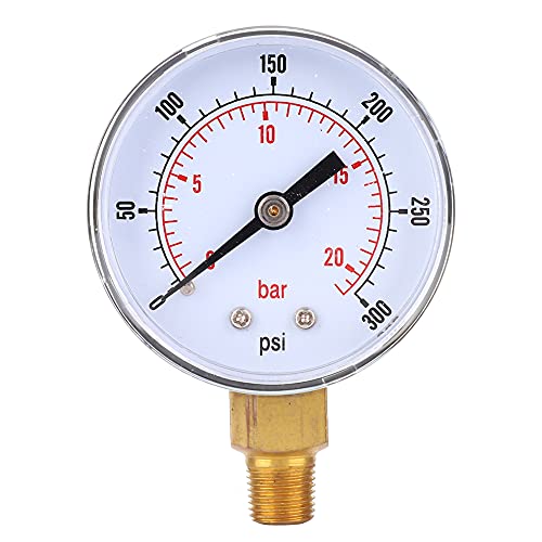 Resefinem -Druck mit /8 BSPT -Bodenverbindung und gute Dichtheit zum Messen von Ölgasdrücken in verschiedenen Industrie- und Heimatten in den Bereichen von 0 15 psi bis 0 300 psi (0-300psi 0-20bar) von Respicefinem