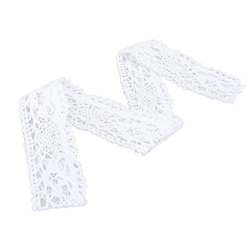 Resefinem Fabulous DIY -Baumwollnetz -Stoffverkleidung 3 5 cm Breite 10 Yards exquisites Spitzenband ideal für Vorhangkleidung Tischdecke und Geschenkdekoration von Respicefinem