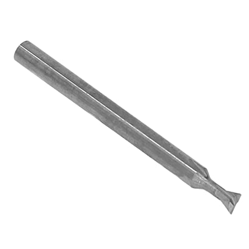 Resefinem Haderail End Mill Cutter Carbid hohe Härte Gute Zähigkeit inzwischen inzwischen und tragen resistent für Metallarbeiten, die 2 Flötenmetrik mit 3 mm Schaftdurchmesser 75 (3 x 70 Grad x 40l) von Respicefinem