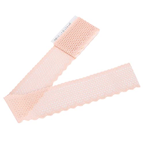 Resefinem Hellrosa Spitzenband mit Gittermuster für Kleidungsdekoration und DIY -Kunsthandwerk 4 cm Breite 10 Yard aus guter Qualität Nylon für Kartenblumenverpackungsskalka und von Respicefinem