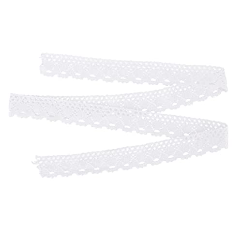 Resefinem Lace Ribbon klares Muster eleganter Stil Haltbar wiederverwendbares attraktive dekorative Nähbedarf ideal für Hochzeitsdekorationen Scrapbooking -Kleidungsnähte und von Respicefinem