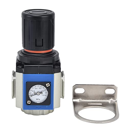 Resefinem -Luftkompressor -Regler Aluminiumlegierungsdruckregulierventil mit 005 09MPa GR300 10 ideal für die Luftdruckregelung mit breiter Druckbereich eingebetteter (GR300-08) von Respicefinem