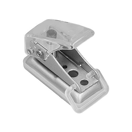 Resefinem Mini Handheld Manual ein Loch Puncher für Sammelalbücher Papierkarte Crafts Stationerie transparent sauber ohne Schmutz langlebiger Exquisit mit Metallstruktur bequeme (Klar) von Respicefinem