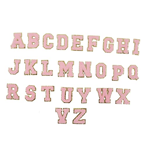 Resefinem Pink Letter Patches 26 Buchstaben Design Personalisierte schöne Eisen auf Flecken ideal für DIY Reparatur und Kleidungsdekoration Resefinem Pink Letter Patches 26 Buchstaben Design Personalisierte schöne Eisen auf Flecken ideal für DIY Reparatur und Kleidungsdekoration von Respicefinem
