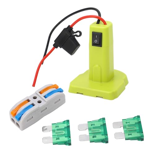 Resefinem Premium -Leistungsadapter für 18 -V -Batterie mit Sicherungen Drahtklemmen in einer Lösung für mehrere Modelle Weite Kompatibilität ideal für Innenräume A. Resefinem Premium -Leistungsadapter für 18 -V -Batterie mit Sicherungen Drahtklemmen in einer Lösung für mehrere Modelle Weite Kompatibilität ideal für Innenräume A. von Respicefinem