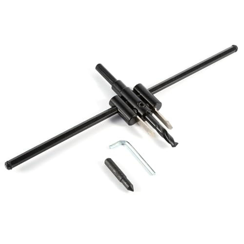 Resefinem Set Haushaltsflugzeugdesign Einstellbar 40 300 mm Tischtaschenhersteller Kreis Loch Holzbohrwerkzeug ideal zum Schneiden von Löchern in verschiedenen Materialien, von Respicefinem