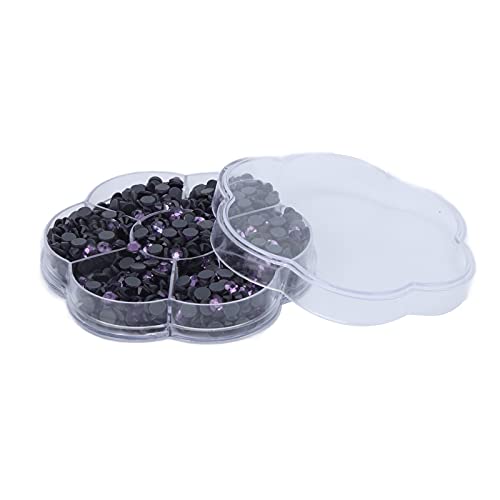 Resefinem -Strasssteine ​​reine helle, klare dekorative Glassteine ​​ideal für DIY -Handwerkskleidung und Nagelkunst (JM201 Purple) von Respicefinem