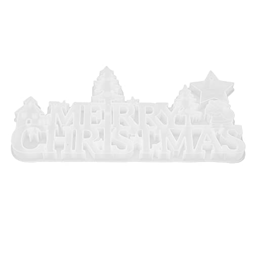 Resefinem Weihnachten Silikonharzform leicht wiederverwendbares sicheres Material 3D -Buchstabenform Harz ideal für Urlaubsdekorationen und geben Resefinem Weihnachten Silikonharzform leicht wiederverwendbares sicheres Material 3D -Buchstabenform Harz ideal für Urlaubsdekorationen und geben von Respicefinem