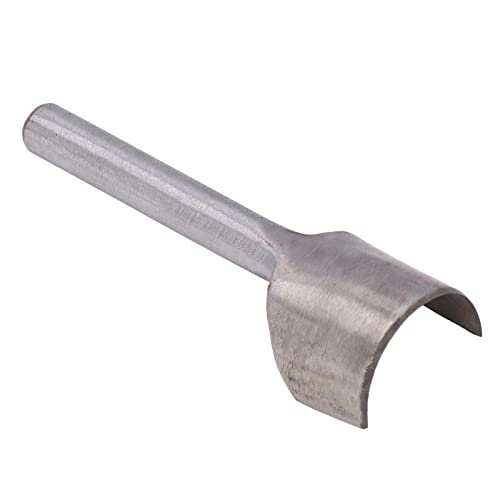 Resefinem halb runde Cutter Punch Tool Stahl mit Lichtbogen geformtes DIY -Gürtel -Ende für Lederhandwerk Handwerk ideal für handgefertigte Lederwaren mit einem schnellen bequemen (35mm) von Respicefinem