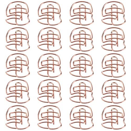 Respice finem 20 Stück Papier clips in niedlicher Rose Gold Hamburg Form Ideal für Lesezeichen Planer und Bürobedarf Diese Büroklammern sind einfach geformt schön und praktisch Respice finem 20 Stück Papier clips in niedlicher Rose Gold Hamburg Form Ideal für Lesezeichen Planer und Bürobedarf Diese Büroklammern sind einfach geformt schön und praktisch von Respicefinem
