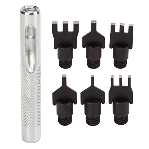 Respice finem Premium Carbon Stahl Leder Punch Set mit austauschbarem Zubehör ideal für DIY Leder Handwerk und Gürtel Stanzen Respice finem Premium Carbon Stahl Leder Punch Set mit austauschbarem Zubehör ideal für DIY Leder Handwerk und Gürtel Stanzen von Respicefinem