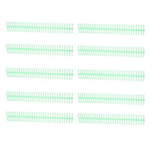 RespiceFinem 10pcs Spiralbindungsspule Set mit 130 Blechkapazität 30 Löcher 16 mm Durchmesser Blau ideal für die Büroklassenzimmerbibliothek (Green) von Respicefinem
