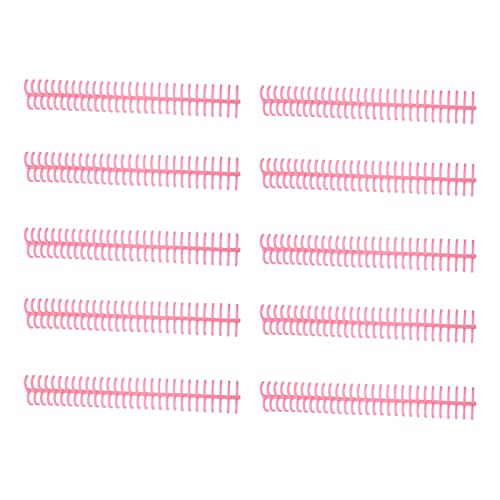 RespiceFinem 10pcs Spiralbindungsspule Set mit 130 Blechkapazität 30 Löcher 16 mm Durchmesser Blau ideal für die Büroklassenzimmerbibliothek (Pink) von Respicefinem