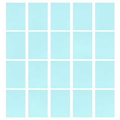 RespiceFinem 20 Blätter Lose Blattbindung Abdeckungen aus flexibles pp -Kunststoff ideal für Präsentationen mit 20 Löchern hellgrün (Light Green) von Respicefinem