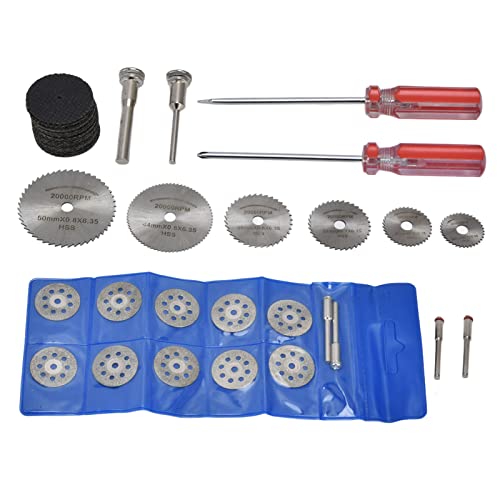RespiceFinem 44pcs Schneidrad Set Diamantschneider kreisförmige Sägeblättern Harz Schneidscheiben Hochgeschwindigkeit Stahlmaterial Schnell glatt und präzise Schnitt für RespiceFinem 44pcs Schneidrad Set Diamantschneider kreisförmige Sägeblättern Harz Schneidscheiben Hochgeschwindigkeit Stahlmaterial Schnell glatt und präzise Schnitt für von Respicefinem