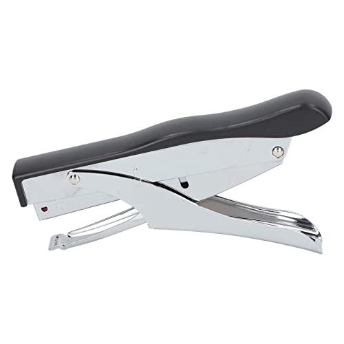 RespiceFinem Hand gehaltene Hefter mit 10 Blättern Kapazität Ergonomische Arbeitssparung Mini -Hefter ideal für die Bindung von Dokumenten transparent (Schwarz) von Respicefinem