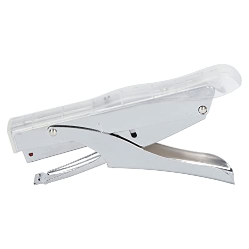 RespiceFinem Hand gehaltene Hefter mit 10 Blättern Kapazität Ergonomische Arbeitssparung Mini -Hefter ideal für die Bindung von Dokumenten transparent (Transparent) von Respicefinem