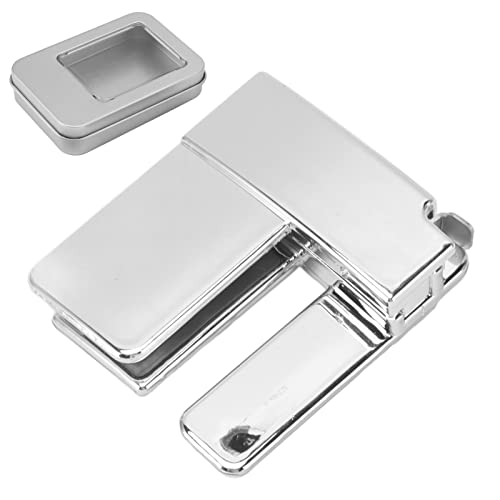 RespiceFinem Hosen Taille Schrumpfklammschnalle Multi -Funktions -Gürtel -Clipschnalle ideal für das tägliche Leben aus Premium -ABS -Silber (Silber) von Respicefinem